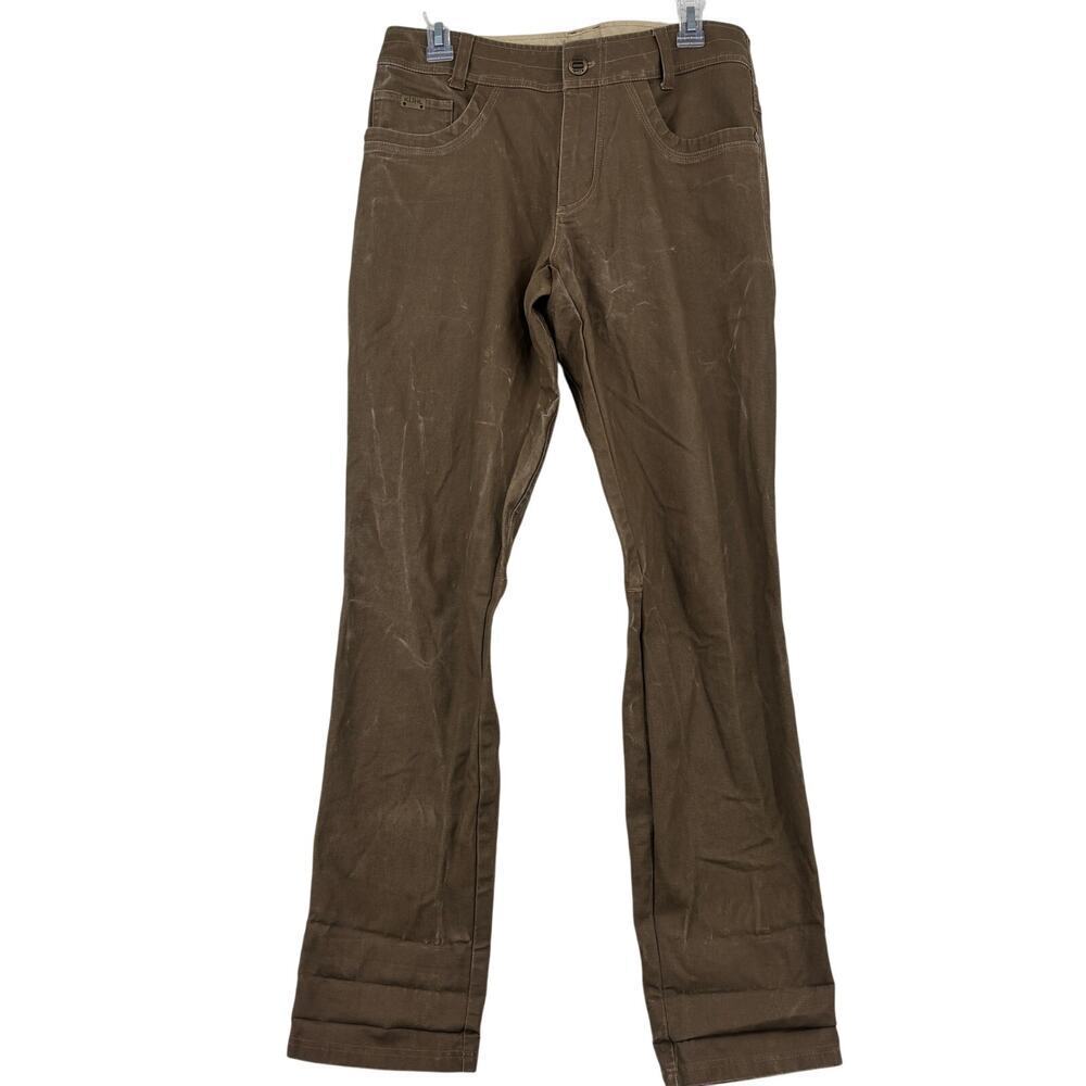 KUHL The Law Jean Mens Size 31 X 34 Brown Distressed Patina Dye Rugged Hiking